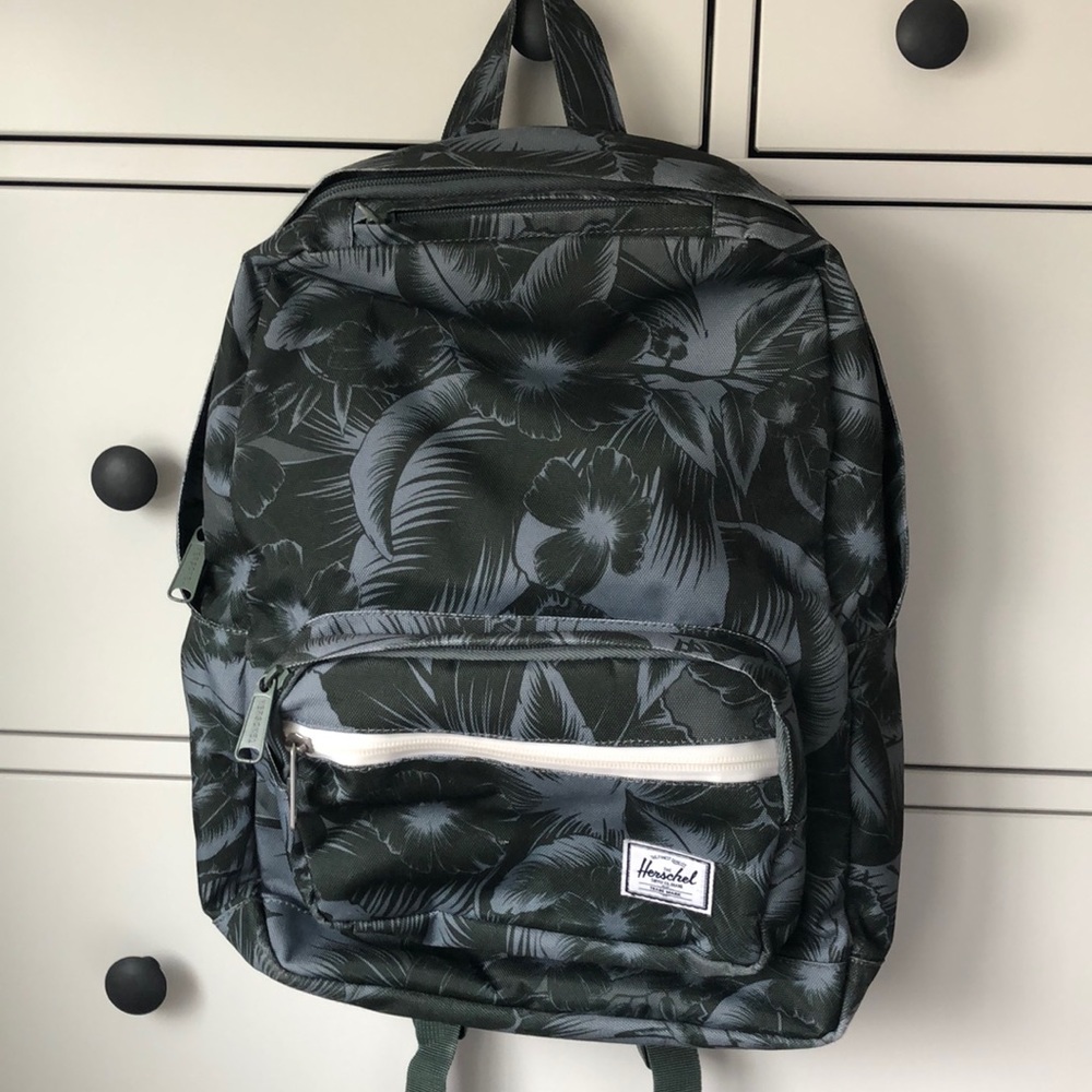Herschel floral backpack with laptop sleeve.